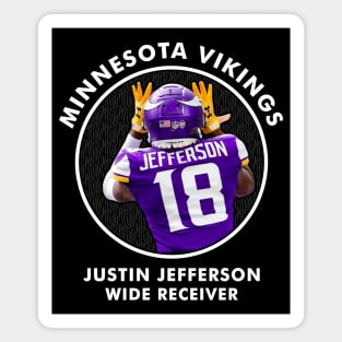 JUSTIN JEFFERSON - WR - MINNESOTA VIKINGS Magnet